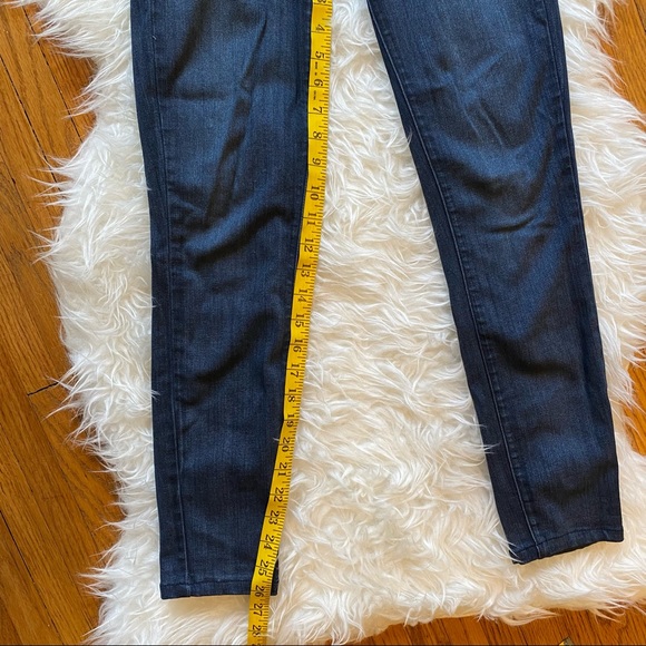 Paige | Verdugo Ankle Skinny Jeans | Dark Blue | Size 28 - Picture 7 of 11